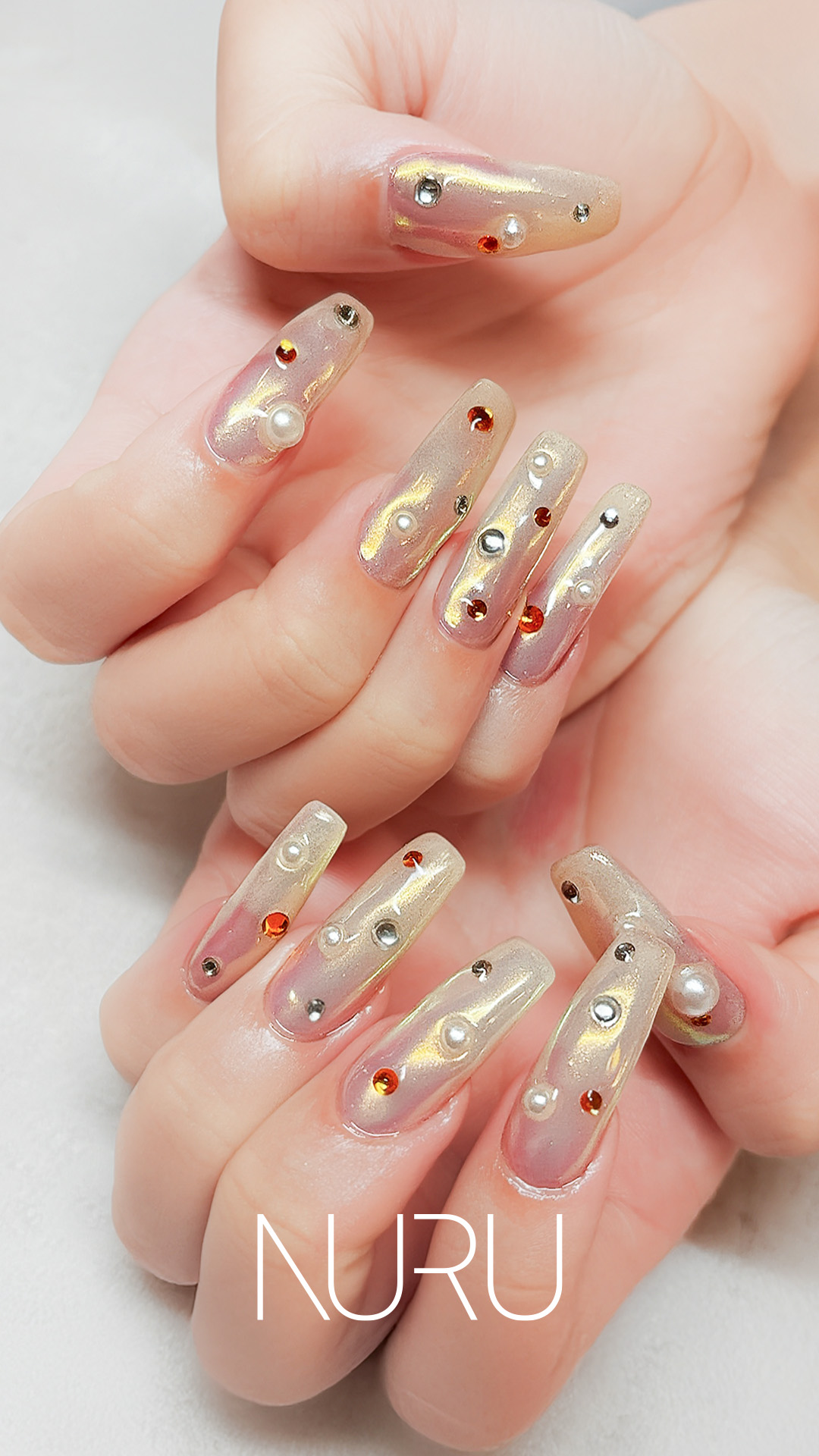 ロングネイルデザイン例