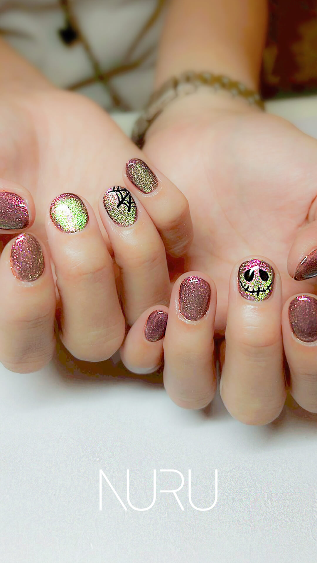 マグネットネイルのアクセント